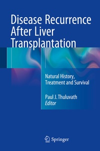 Abbildung von: Disease Recurrence After Liver Transplantation - Springer
