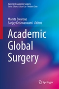Cover: Academic Global Surgery - Springer