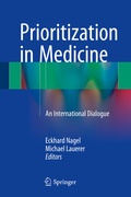 Cover: Prioritization in Medicine - Springer