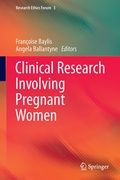 Cover: Clinical Research Involving Pregnant Women - Springer