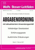 Cover: Abgabenordnung - Leitfadenverlag Sudholt