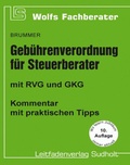Cover: Geb&uuml;hrenverordnung f&uuml;r Steuerberater - Leitfadenverlag Sudholt