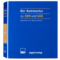 Abbildung von: Der Kommentar zu EBM und GOÄ - Asgard Verlag