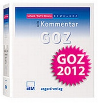 Abbildung von: DER Kommentar GOZ - Asgard Verlag