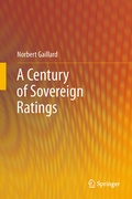 Cover: A Century of Sovereign Ratings - Springer