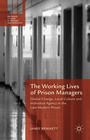 Cover: The Working Lives of Prison Managers - Palgrave Macmillan