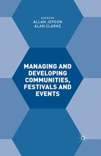 Enlarge image Cover: Managing and Developing Communities, Festivals and Events - Palgrave Macmillan