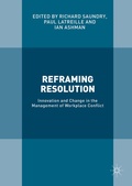 Cover: Reframing Resolution - Palgrave Macmillan