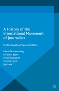 Cover: A History of the International Movement of Journalists - Palgrave Macmillan