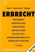 Cover: Erbrecht - Leitfadenverlag Sudholt