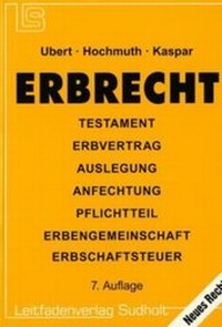 Abbildung von: Erbrecht - Leitfadenverlag Sudholt