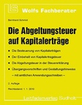 Cover: Die Abgeltungsteuer auf Kapitalertr&auml;ge - Leitfadenverlag Sudholt