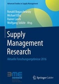 Cover: Supply Management Research - Springer Gabler