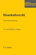 Cover: Haushaltsrecht - C.F. M&uuml;ller