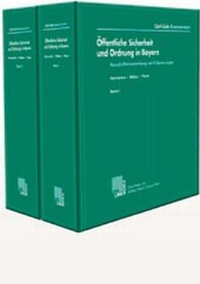 Abbildung von: Öffentliche Sicherheit und Ordnung in Bayern (Band I und II) - Carl Link Verlag