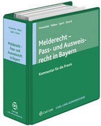 Abbildung von: Melderecht - Pass- und Ausweisrecht in Bayern - Carl Link Verlag