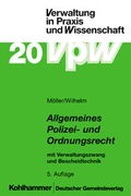 Cover: Allgemeines Polizei- und Ordnungsrecht - Deutscher Gemeindeverlag