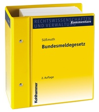Enlarge image Cover: Bundesmeldegesetz - Deutscher Gemeindeverlag