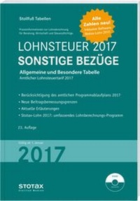 Abbildung von: Tabelle, Lohnsteuer 2017 Sonstige Bezüge - Stollfuß