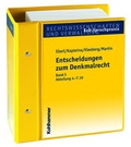 Cover: Entscheidungen zum Denkmalrecht - Deutscher Gemeindeverlag
