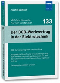 Abbildung von: Der BGB-Werkvertrag in der Elektrotechnik - VDE Verlag