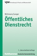 Cover: &Ouml;ffentliches Dienstrecht - Deutscher Gemeindeverlag
