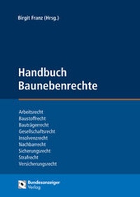 Enlarge image Cover: Handbuch Baunebenrechte - Reguvis Fachmedien