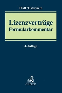 Abbildung von: Lizenzverträge - C.H.BECK