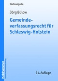 Cover: Gemeindeverfassungsrecht f&uuml;r Schleswig-Holstein - Deutscher Gemeindeverlag