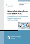 Cover: Datenschutz-Compliance nach der DS-GVO - Reguvis Fachmedien