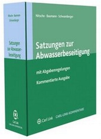Abbildung von: Satzungen zur Abwasserbeseitigung - Carl Link Verlag