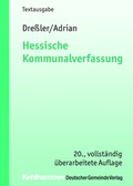 Cover: Hessische Kommunalverfassung - Deutscher Gemeindeverlag