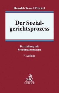 Abbildung von: Der Sozialgerichtsprozess - C.H.BECK
