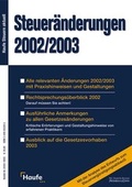 Cover: Steuer&auml;nderungen 2002/2003 - Haufe-Lexware
