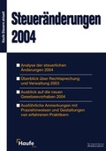 Cover: Steuer&auml;nderungen 2004 - Haufe-Lexware