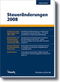 Cover: Steuer&auml;nderungen 2008 - Haufe-Lexware