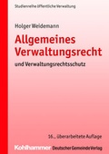 Cover: Allgemeines Verwaltungsrecht und Verwaltungsrechtsschutz - Deutscher Gemeindeverlag