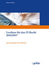 Abbildung von: Lexikon für das IT-Recht 2016/2017 - Jehle