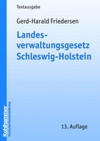 Abbildung von: Landesverwaltungsgesetz Schleswig-Holstein - Deutscher Gemeindeverlag