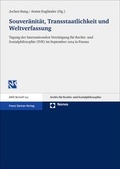 Cover: Souver&auml;nit&auml;t, Transstaatlichkeit und Weltverfassung - Franz Steiner Verlag