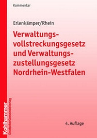 Abbildung von: Verwaltungsvollstreckungsgesetz und Verwaltungszustellungsgesetz Nordrhein-Westfalen - Deutscher Gemeindeverlag