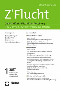 Abbildung von: ZFlucht - Zeitschrift für Flucht- und  Flüchtlingsforschung - Nomos