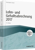 Cover: Lohn- und Gehaltsabrechnung 2017  - Haufe-Lexware