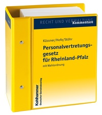 Abbildung von: Personalvertretungsgesetz Rheinland-Pfalz - Deutscher Gemeindeverlag