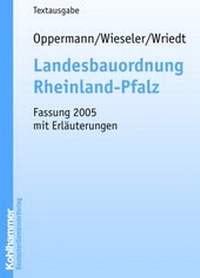 Abbildung von: Landesbauordnung Rheinland-Pfalz - Deutscher Gemeindeverlag