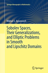 Abbildung von: Sobolev Spaces, Their Generalizations and Elliptic Problems in Smooth and Lipschitz Domains - Springer