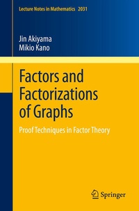 Enlarge image Cover: Factors and Factorizations of Graphs - Springer