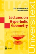 Cover: Lectures on Hyperbolic Geometry - Springer