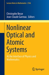 Enlarge image Cover: Nonlinear Optical and Atomic Systems - Springer