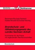 Cover: Brandschutz- und Hilfeleistungsgesetz des Landes Sachsen-Anhalt - Deutscher Gemeindeverlag